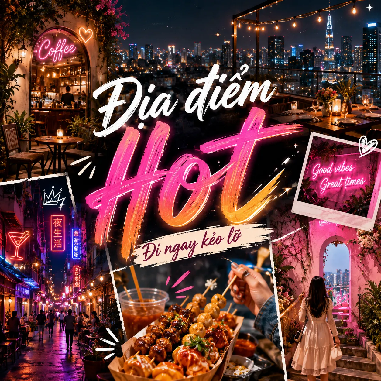 Địa điểm hot: Loạt điểm mới mở gây chú ý