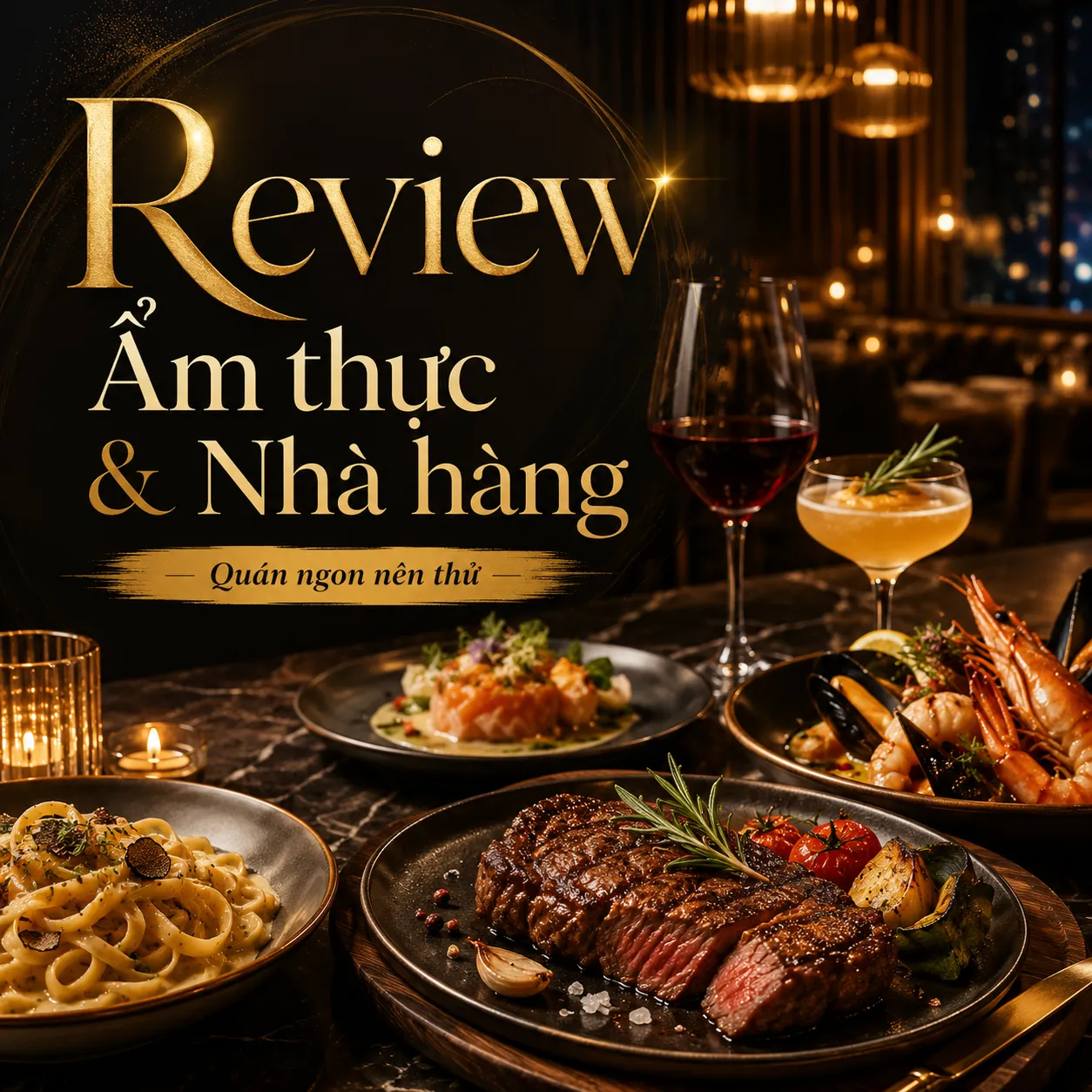 Ẩm thực & Nhà hàng: Bữa tối lịch sự để tiếp khách nam giới